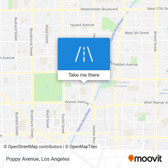 Poppy Avenue map