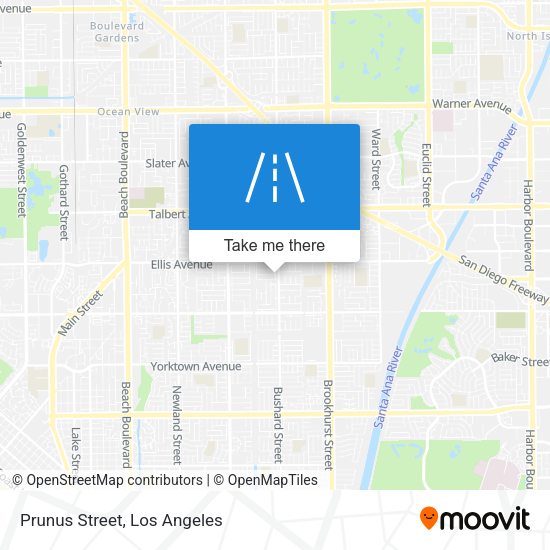 Mapa de Prunus Street