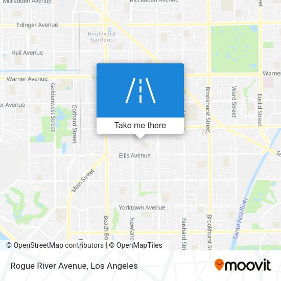 Rogue River Avenue map