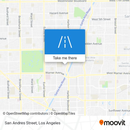 San Andres Street map