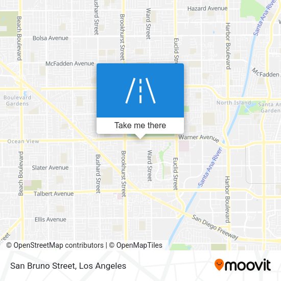 San Bruno Street map