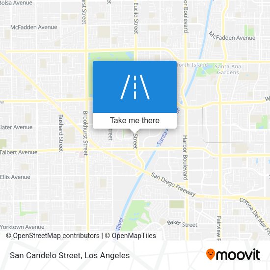 San Candelo Street map