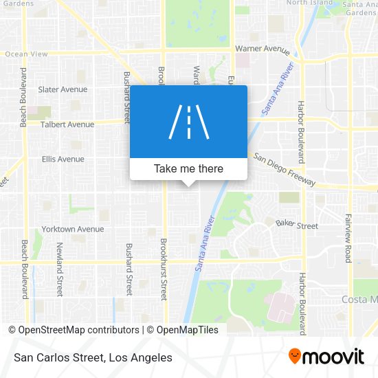 San Carlos Street map