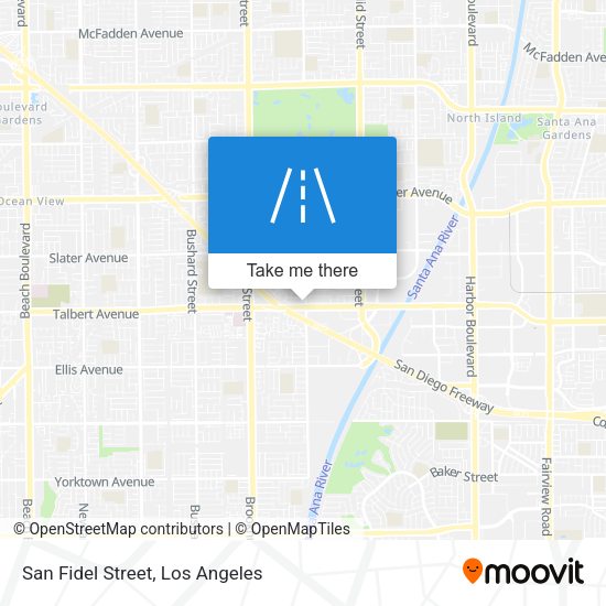San Fidel Street map