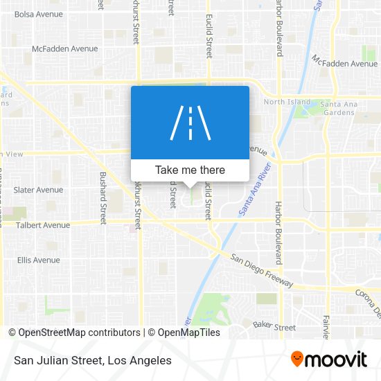 San Julian Street map