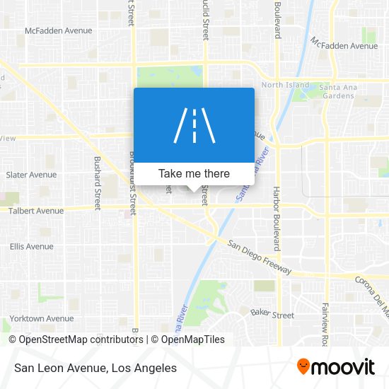 San Leon Avenue map