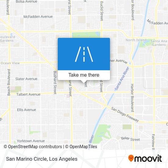 San Marino Circle map