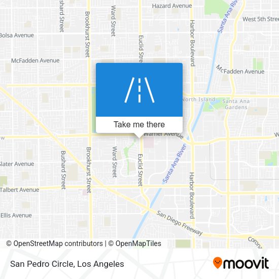 San Pedro Circle map