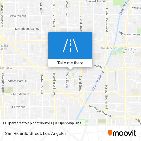 San Ricardo Street map