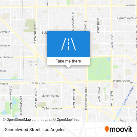 Sandalwood Street map