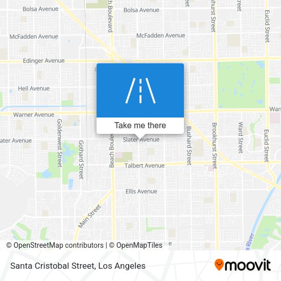 Mapa de Santa Cristobal Street