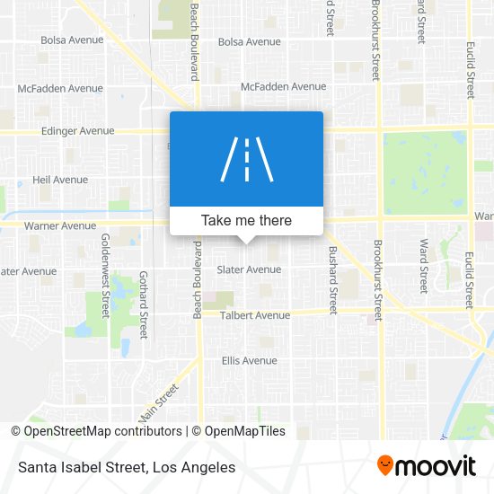 Santa Isabel Street map