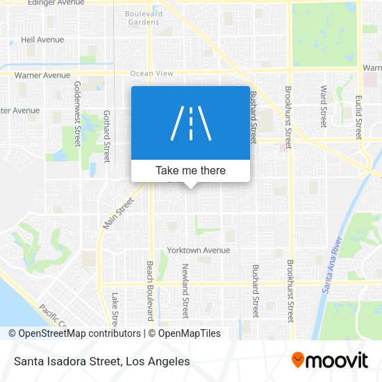 Mapa de Santa Isadora Street