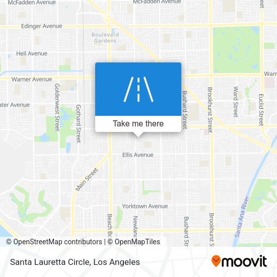 Santa Lauretta Circle map