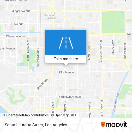 Santa Lauretta Street map