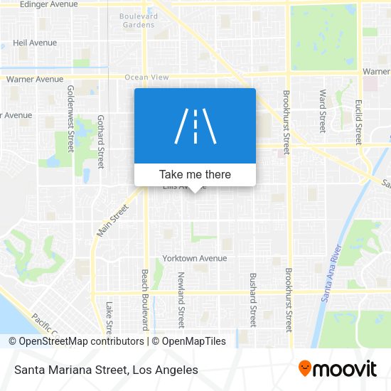 Mapa de Santa Mariana Street