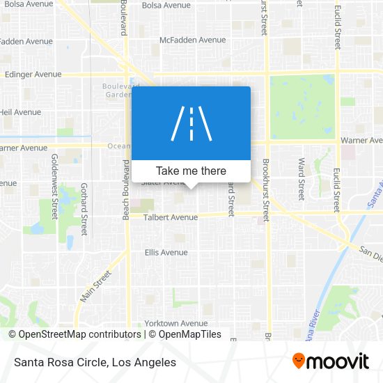 Santa Rosa Circle map