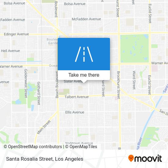 Santa Rosalia Street map
