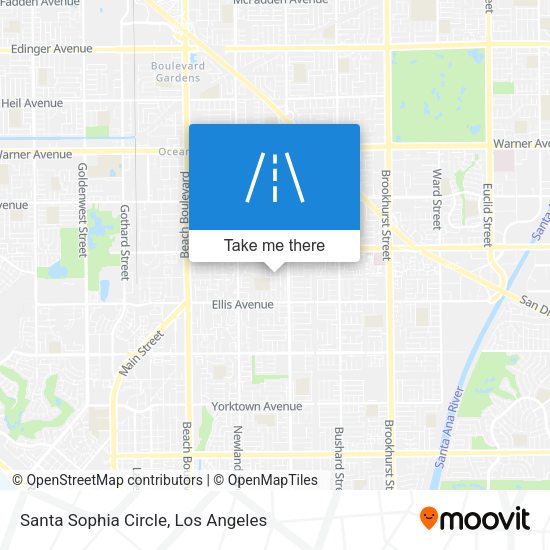 Mapa de Santa Sophia Circle