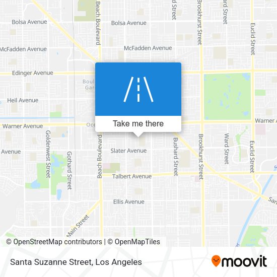 Santa Suzanne Street map