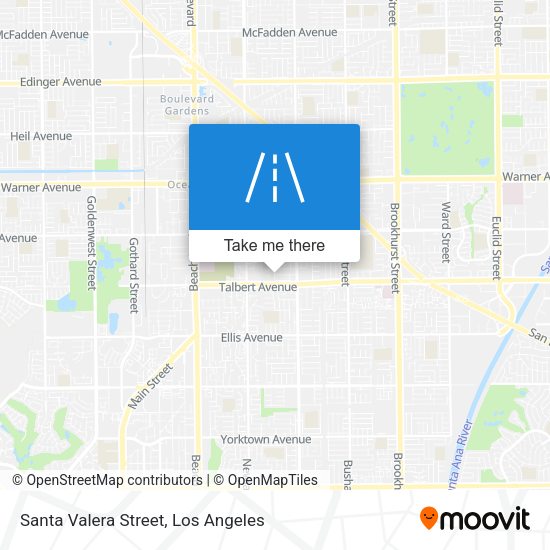 Santa Valera Street map