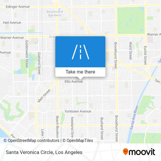 Santa Veronica Circle map