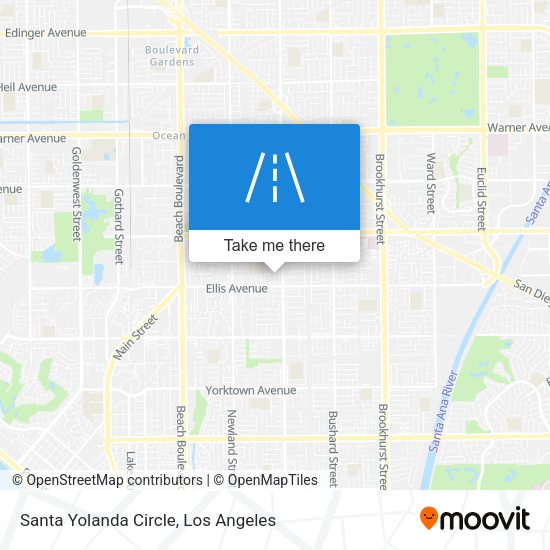 Santa Yolanda Circle map