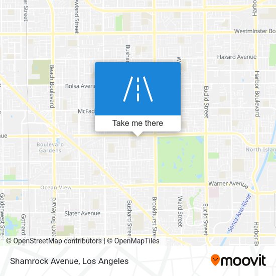 Mapa de Shamrock Avenue