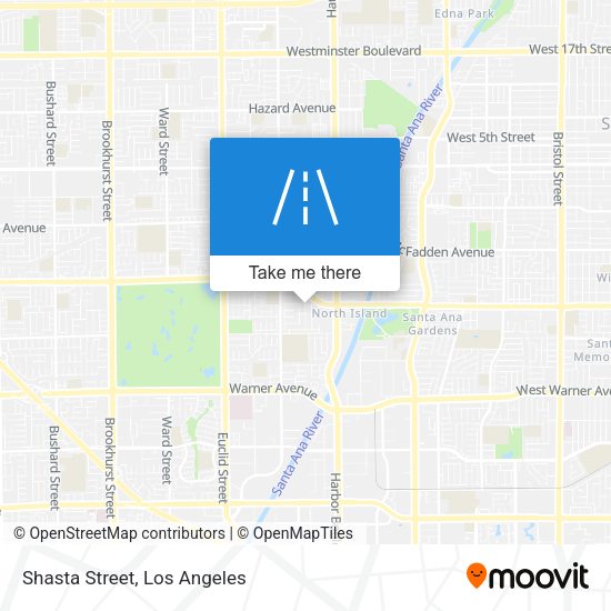 Mapa de Shasta Street