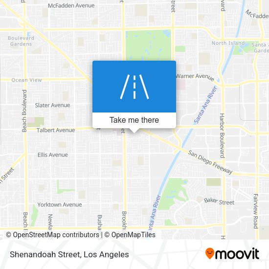 Shenandoah Street map