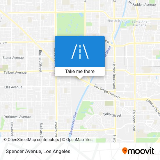 Mapa de Spencer Avenue