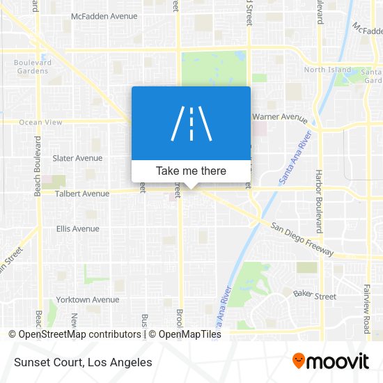 Mapa de Sunset Court