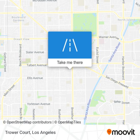 Mapa de Trower Court