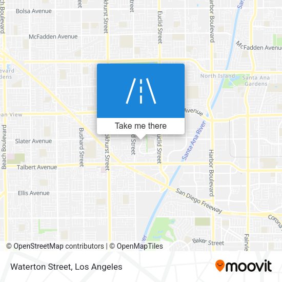 Mapa de Waterton Street