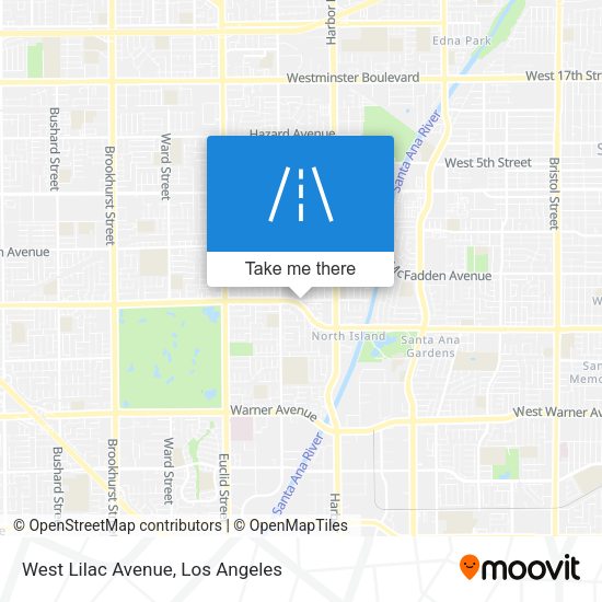 West Lilac Avenue map