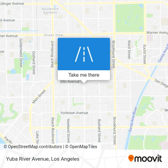 Mapa de Yuba River Avenue