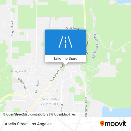 Mapa de Abelia Street