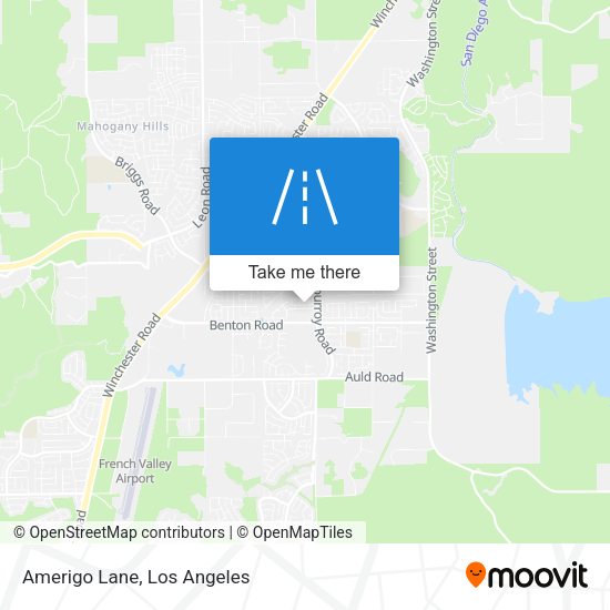 Mapa de Amerigo Lane