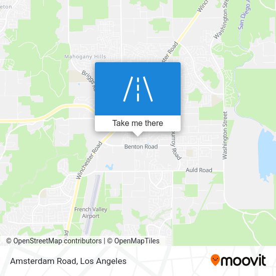 Mapa de Amsterdam Road