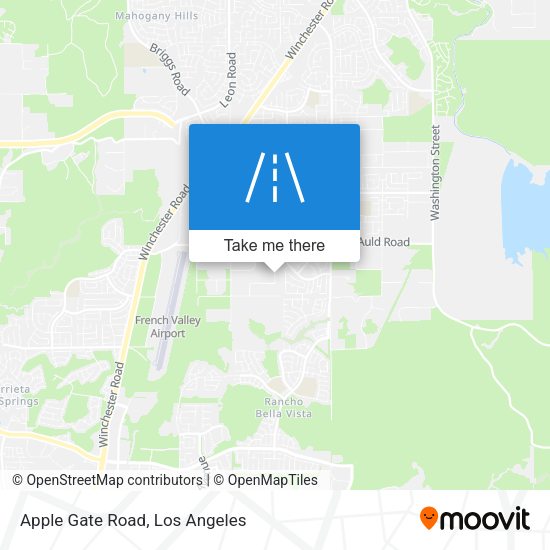 Mapa de Apple Gate Road