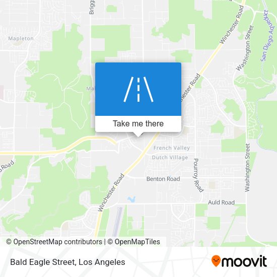 Bald Eagle Street map