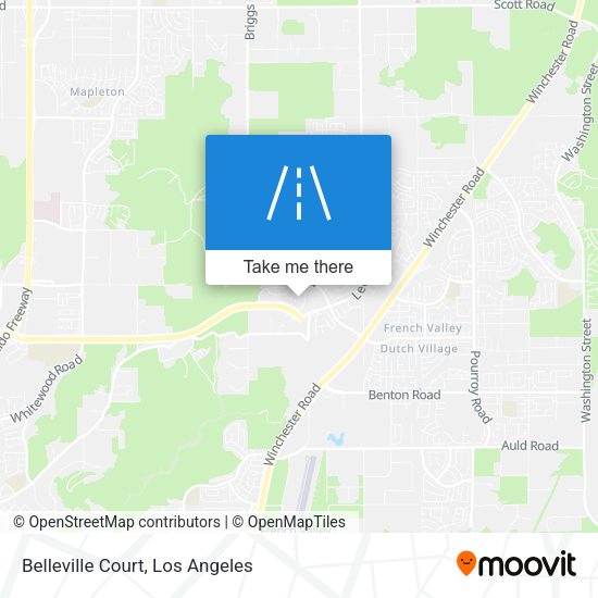 Belleville Court map