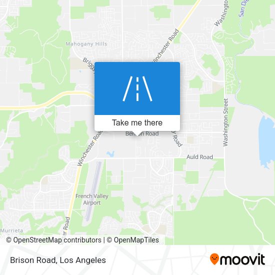 Mapa de Brison Road