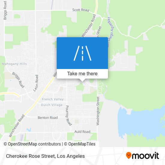 Cherokee Rose Street map