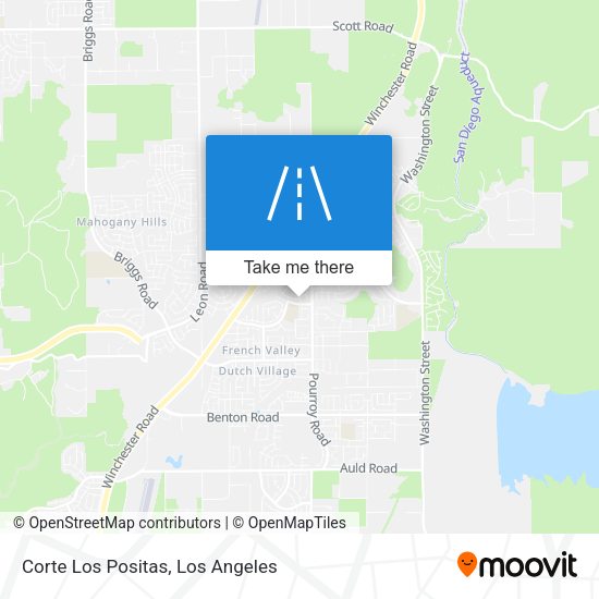 Mapa de Corte Los Positas