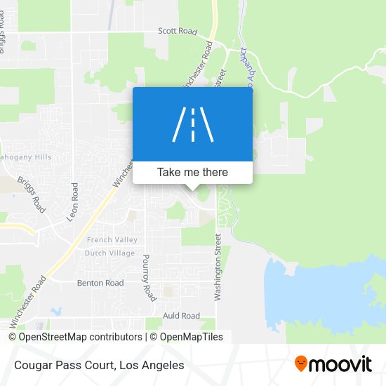 Cougar Pass Court map