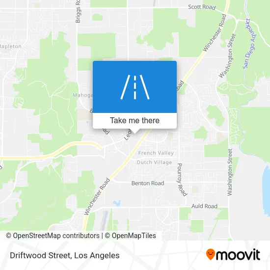 Driftwood Street map