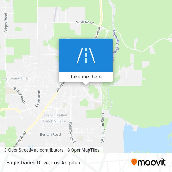 Eagle Dance Drive map