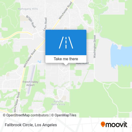 Fallbrook Circle map