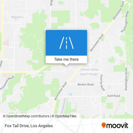 Mapa de Fox Tail Drive
